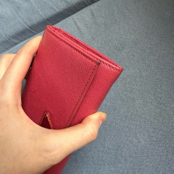 Prada Pink Wallet w/ ID Chain - Picture 11 of 12